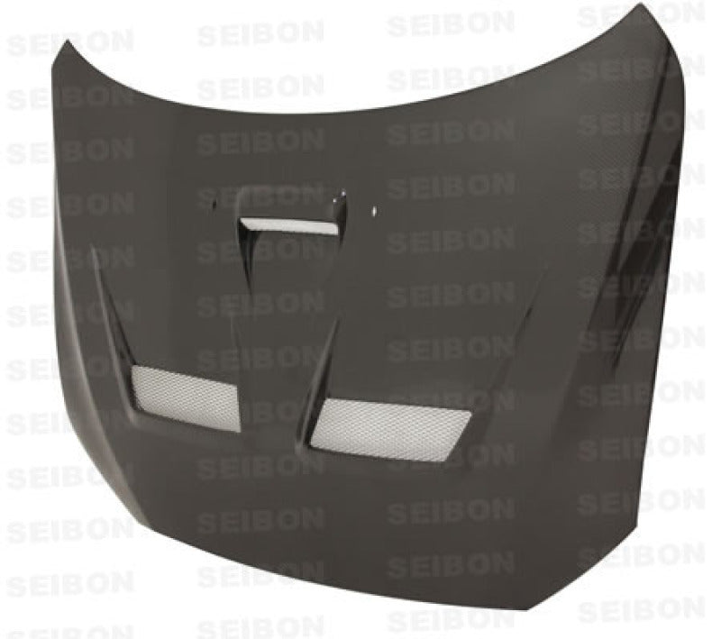 Seibon 08-12 Mitsubishi Evolution X CW-style Carbon Fiber Hood 1