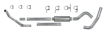 Diamond Eye Performance Diamond Eye KIT 4in Turbo Back Single AL: 94-97 FORD 7.3L F250/F350 PWRSTROKE NFS W/ CARB EQUIV STDS