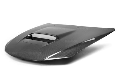 Seibon 08-09 Subaru WRX/STi OEM Carbon Fiber Hood 1