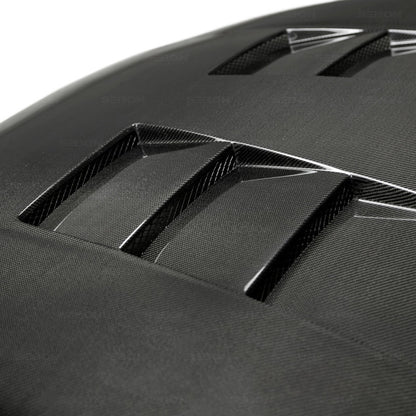 Seibon 93-98 Toyota Supra (JZA80L) TS Style Carbon Fiber Hood 6