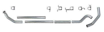 Diamond Eye Performance Diamond Eye KIT 4in Turbo Back MFLR RPLCMENT PIPE SGL AL: 98.5 - 02 DODGE CUMMINS 5.9L