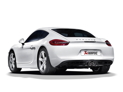 Akrapovic 12-15 Porsche Boxster (981) Slip-On Line (Titanium) w/ Titanium Tips 8