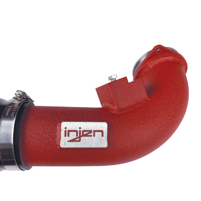 Injen 19-20 BMW Z4 / 2020 Toyota Supra 3.0L Turbo Wrinkle Red SES Intercooler Pipes 1