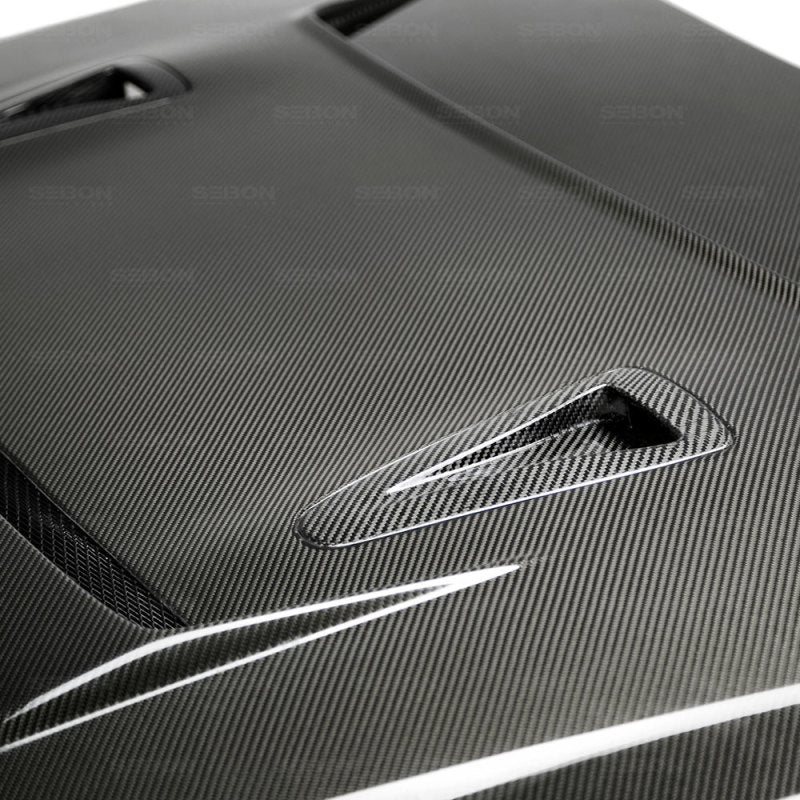 Seibon 09-12 Nissan GTR R35 DV-Style Carbon Fiber Hood 2