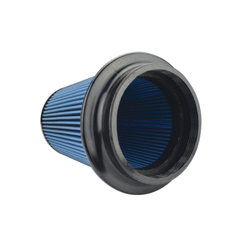 Injen SuperNano-Web Air Filter 5in Flange ID 7in Base/ 7.9in Height/ 5in Top/ Filter Monitor Nipple 3