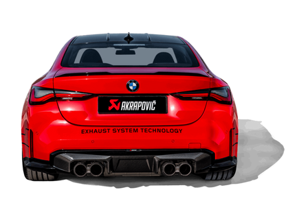 Akrapovic 21-22 BMW M3 (G80) / M4 (G82, G83) Rear Carbon Fiber Diffuser - High Gloss Black 2