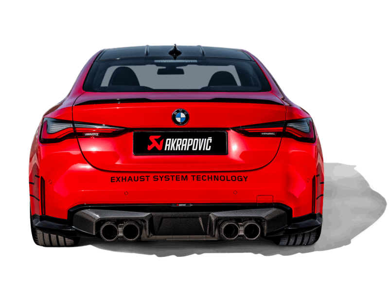 Akrapovic 21-22 BMW M3 (G80) / M4 (G82, G83) Rear Carbon Fiber Diffuser - High Gloss Black 2