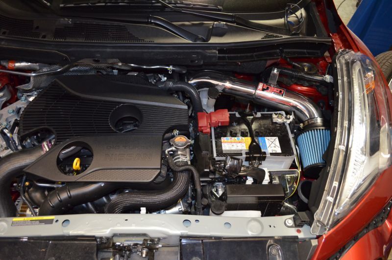 Injen 16-17 Nissan Juke 1.6L Wrinkle Red Short Ram Intake 2