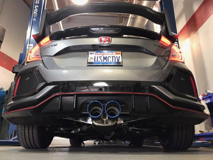 Injen 17-19 Honda Civic Type-R 3in SS Cat-Back Exhaust w/ Dual Burnt Titanium Tips 12