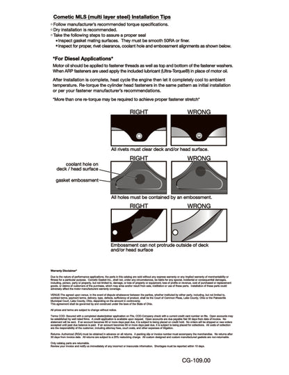 Cometic Gasket Cometic Honda F20/22C1 88mm .030in MLS 2.0L Head Gasket - S2000