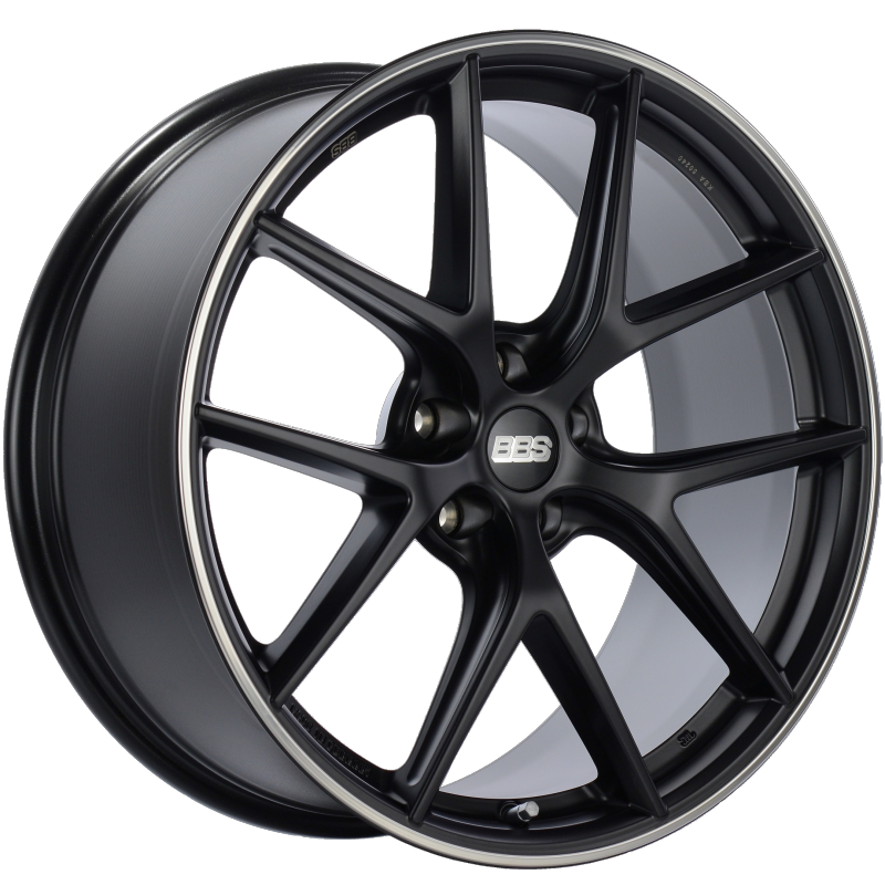 BBS CI-R 20x9 5x120 ET25 Satin Black Polished Rim Protector Wheel -82mm PFS/Clip Required 0