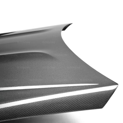 Seibon 12-14 Mercedes C-Class GT Style Carbon Fiber Hood 6
