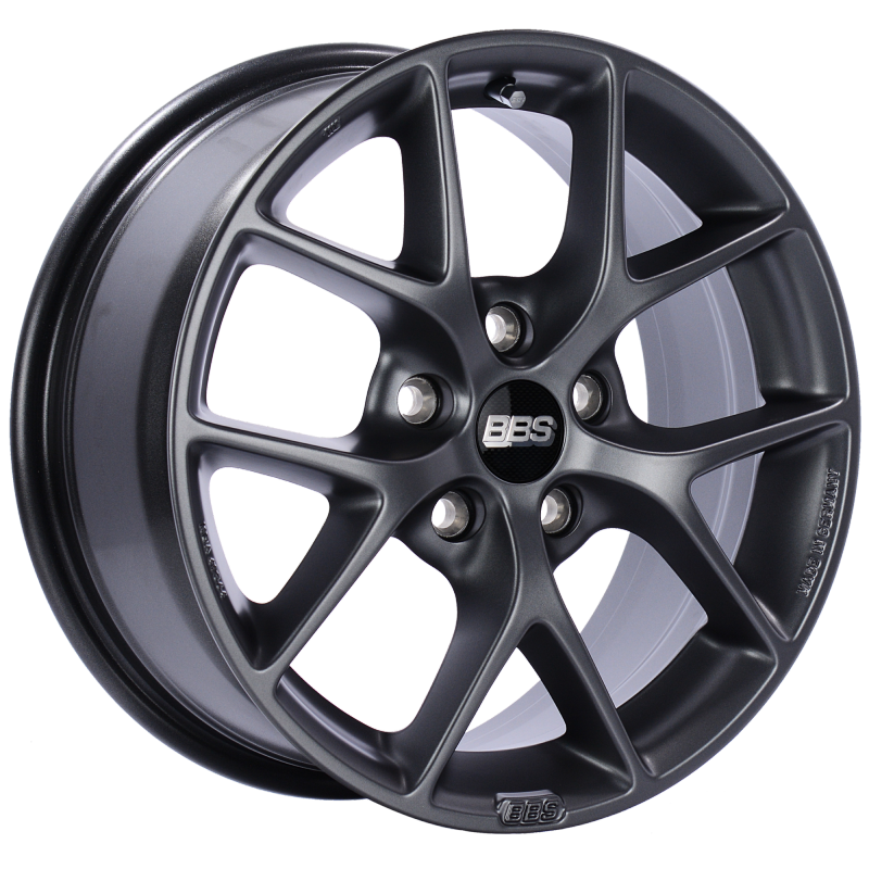 BBS SR 16x7 5x112 ET48 Satin Grey Wheel -82mm PFS/Clip Required 0