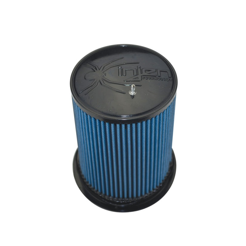 Injen SuperNano-Web Air Filter 5in Flange ID 7in Base/ 7.9in Height/ 5in Top/ Filter Monitor Nipple 2