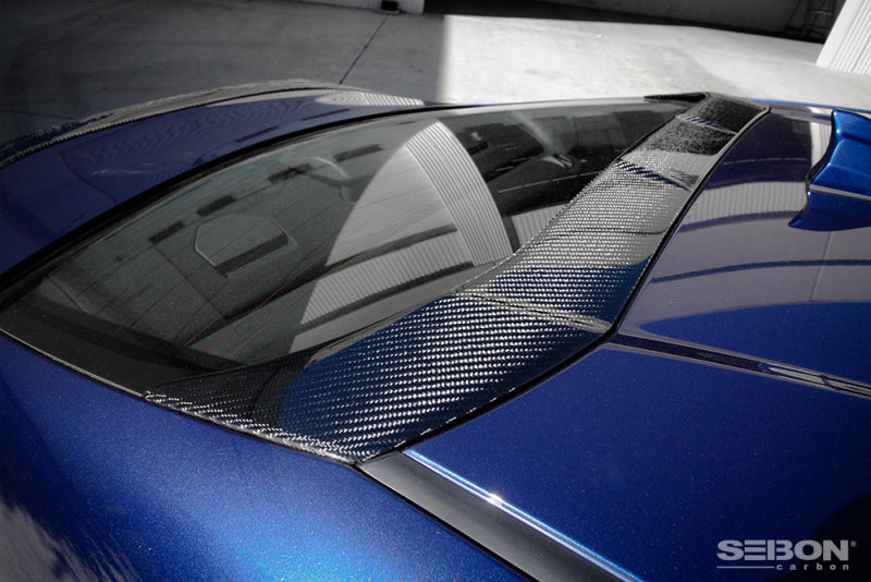 Seibon 12-13 Scion FRS Carbon Fiber Rear Fin Spoiler 4