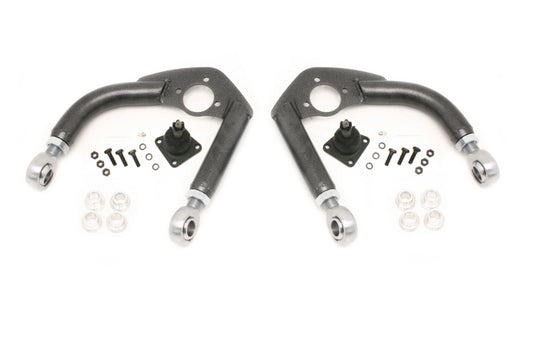 BMR Suspension BMR 93-02 F-Body Upper A-Arms w/ Adj. Rod Ends - Black Hammertone