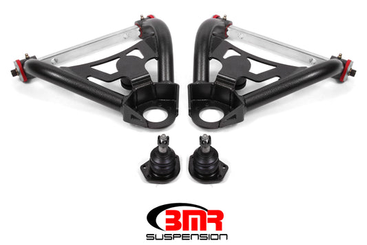 BMR Suspension BMR 64-72 A-Body Upper Non-Adj. A-Arms w/ Stock Spindles (Polyurethane) - Black Hammertone