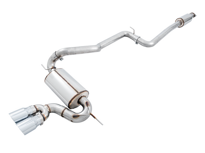 AWE Tuning Ford Focus ST Touring Edition Cat-back Exhaust - Non-Resonated - Diamond Black Tips