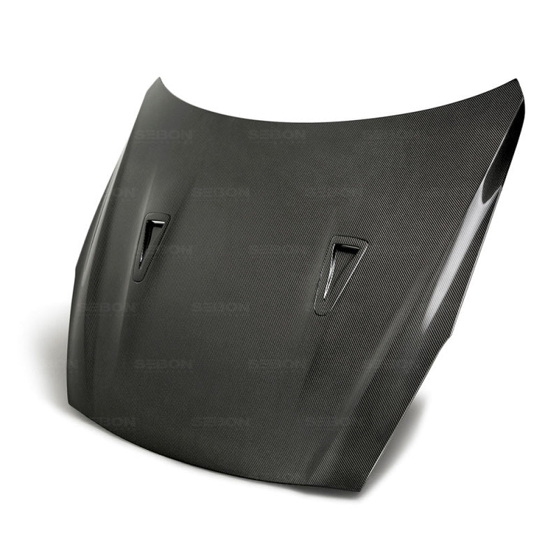 Seibon 17-18 Nissan GT-R OEM Style Carbon Fiber Hood 0