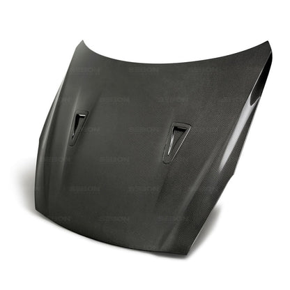 Seibon 17-18 Nissan GT-R OEM Style Carbon Fiber Hood 0