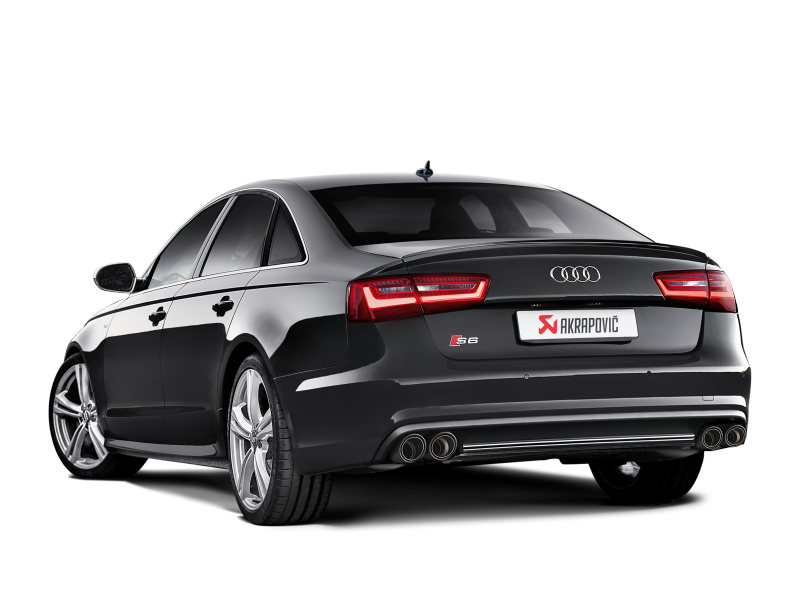 Akrapovic 13-17 Audi S6 Avant/Limousine (C7) Evolution Line Cat Back (Titanium) w/ Carbon Tips 4