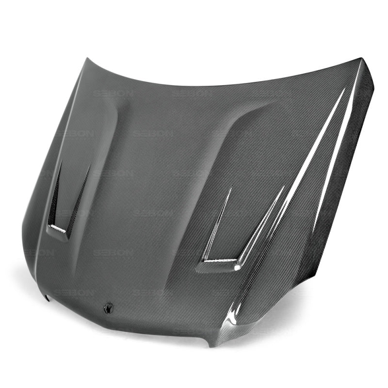 Seibon 12-14 Mercedes C-Class GT Style Carbon Fiber Hood 0