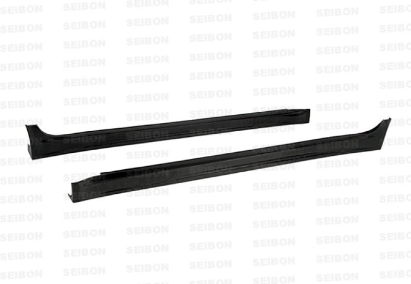 Seibon 08-10 Mitsubishi Evo X VR-style Carbon Fiber Side Skirts 0
