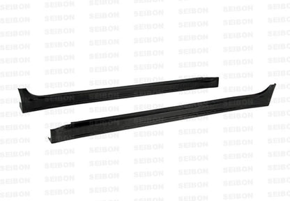 Seibon 08-10 Mitsubishi Evo X VR-style Carbon Fiber Side Skirts 0