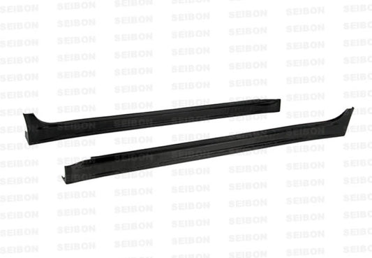 Seibon 08-10 Mitsubishi Evo X VR-style Carbon Fiber Side Skirts 0