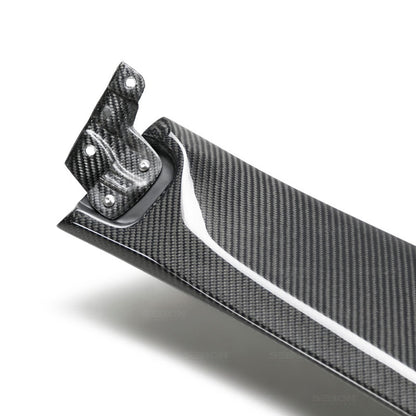 Seibon 2017 Honda Civic Type-R Gloss Carbon Fiber Tailgate Middle Spoiler 4