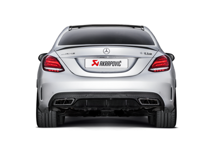 Akrapovic 15-17 AMG C63 Estate Evolution Line Cat Back (Titanium) w/ Carbon Tips (Req. Link Pipe) 8