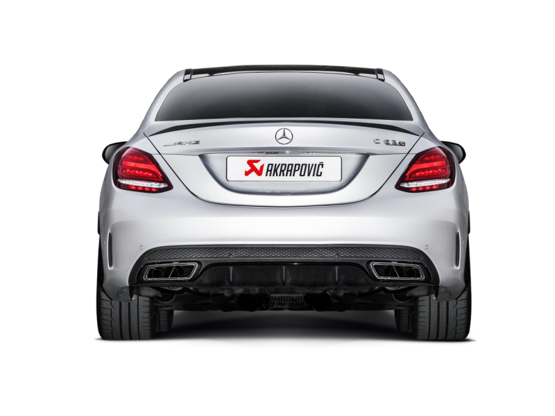 Akrapovic 15-17 AMG C63 Estate Evolution Line Cat Back (Titanium) w/ Carbon Tips (Req. Link Pipe) 8