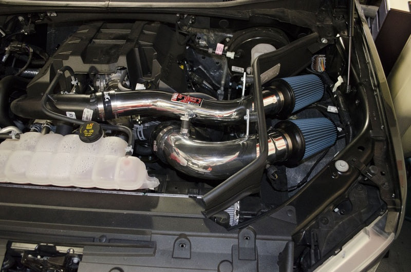 Injen 2015+ Ford F-150 V6 2.7L/3.5L EcoBoost Polished Short Ram Intake (Includes Heat Shield) 3