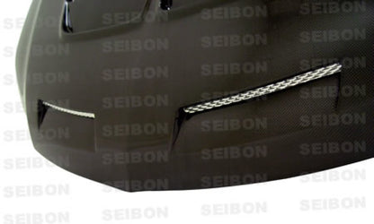 Seibon 03-07 Mitsubishi Evo 8 & 9 TSII Carbon Fiber Hood 0