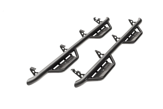 N-Fab Podium LG 07-17 Jeep Wrangler JK 4 Door All - Tex. Black - 3in