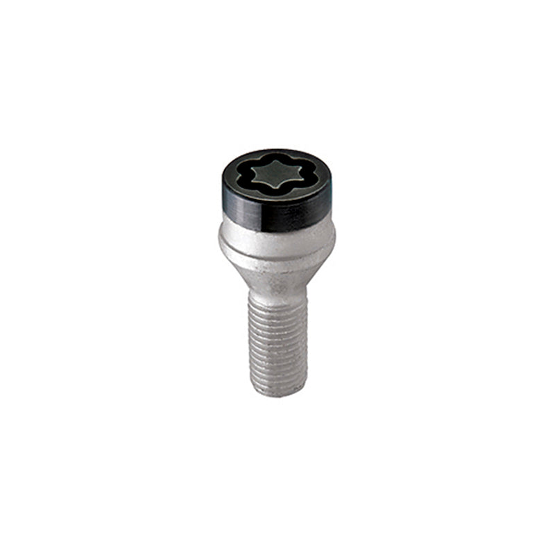 McGard Wheel Lock Bolt Set - 4pk. (Cone Seat) M14X1.5 / 17mm Hex / 31.0mm Shank Length - Black - 745i