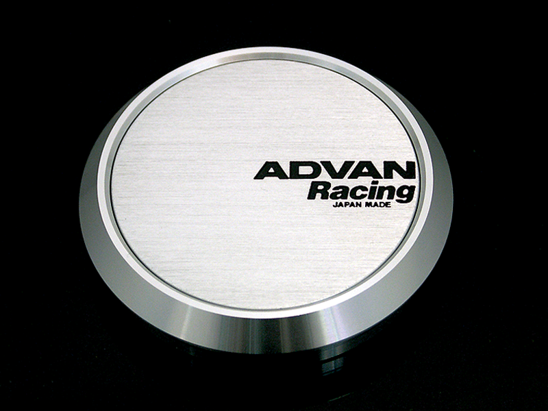 Advan 63mm Flat Centercap - Silver Alumite 0