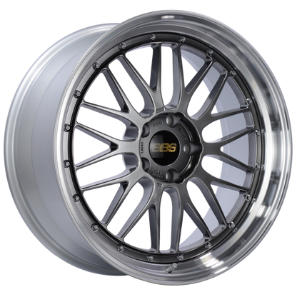 BBS LM 20x9 5x120 ET20 Diamond Black Center Diamond Cut Lip Wheel -82mm PFS/Clip Required 0