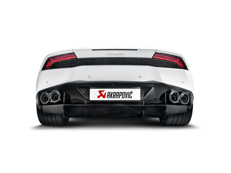 Akrapovic 16-16 Lamborghini Huracan LP 580-2 Coupe/Spyder Slip-On Line (Titanium) w/ Carbon Tips 6