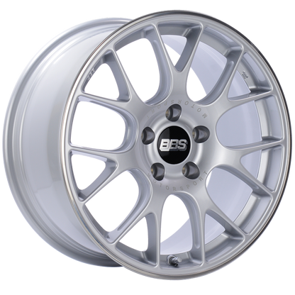 BBS CH-R 18x8 5x120 ET40 Brilliant Silver Polished Rim Protector Wheel -82mm PFS/Clip Required 0