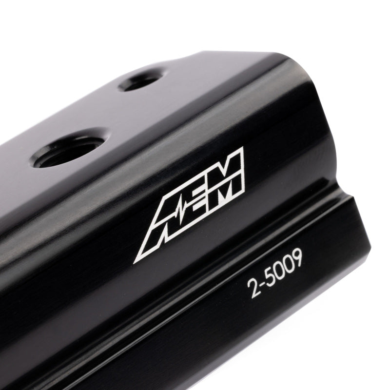 AEM 96-00 Civic CX/DX/LX/EX & 96-97 Del Sol S/Si Black Fuel Rail - Integra