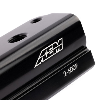 AEM 96-00 Civic CX/DX/LX/EX & 96-97 Del Sol S/Si Black Fuel Rail - Integra