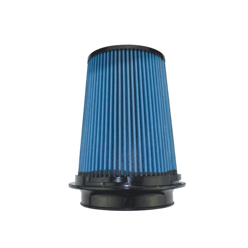 Injen SuperNano-Web Air Filter 5in Flange ID 7in Base/ 7.9in Height/ 5in Top/ Filter Monitor Nipple 1