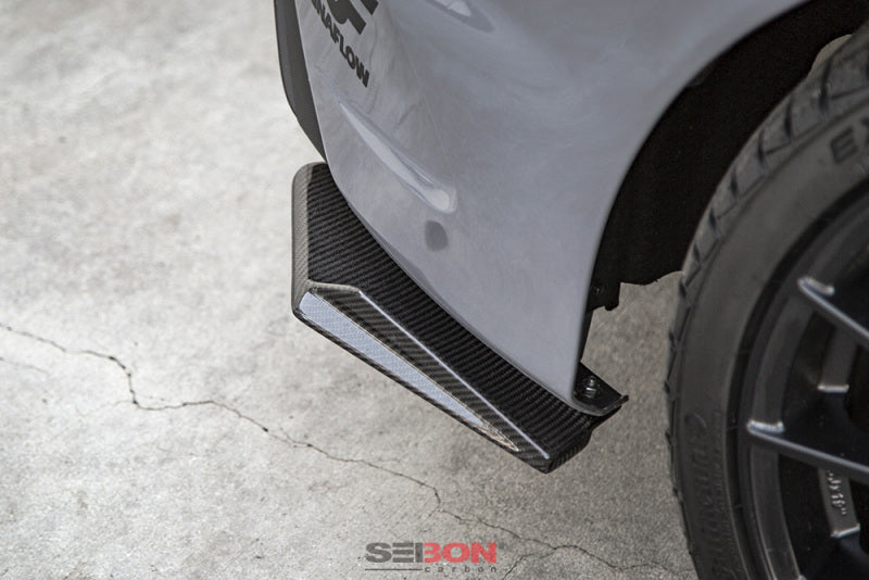 Seibon 16-17 Ford Focus RS SA-Style Carbon Fiber Rear Lip 6