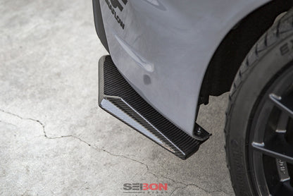 Seibon 16-17 Ford Focus RS SA-Style Carbon Fiber Rear Lip 6