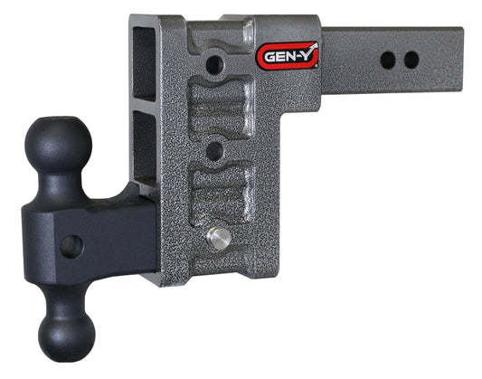GEN-Y Hitch Gen-Y Mega Duty 2.5in Shank 6in Drop 3K TW 21K Hitch w/GH-061 Dual-Ball