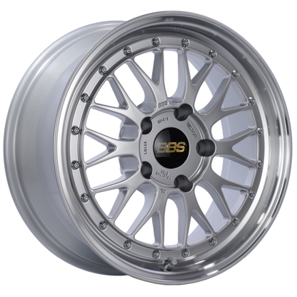 BBS LM 17x7.5 5x130 ET28 CB71.6 Diamond Silver Center Diamond Cut Lip Wheel 0
