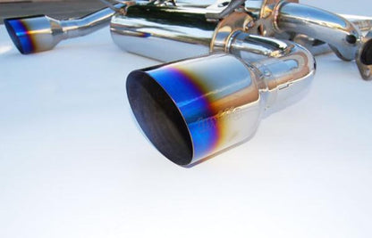 Invidia 02-08 Nissan 350z Gemini Single Layer Titanium Tip Cat-back Exhaust - 350Z & 350z