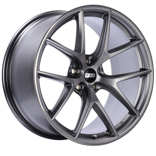 BBS CI-R 19x9 5x120 ET44 Platinum Satin Rim Protector Wheel -82mm PFS/Clip Required 0