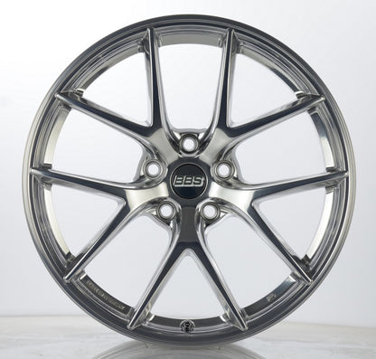 BBS CI-R 19x9 5x120 ET44 Ceramic Polished Rim Protector Wheel -82mm PFS/Clip Required 6